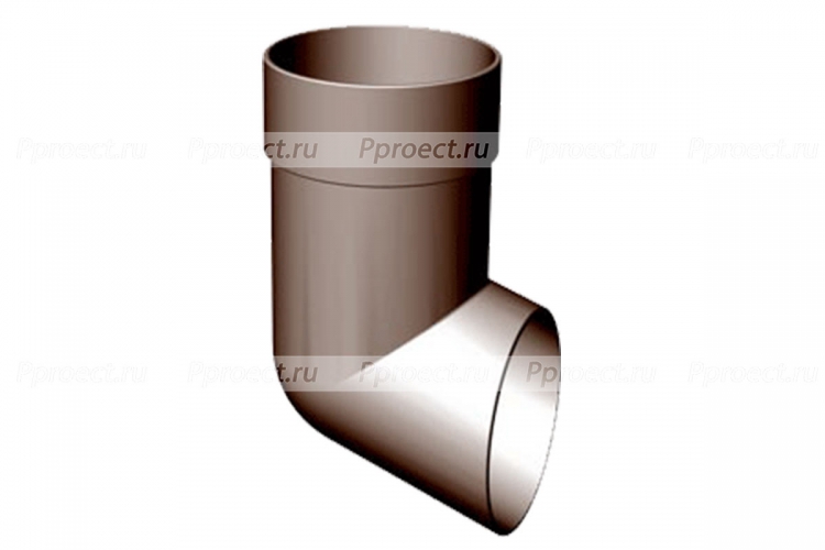 Отвод трубы Docke Шоколад/Гранат 120x85 мм